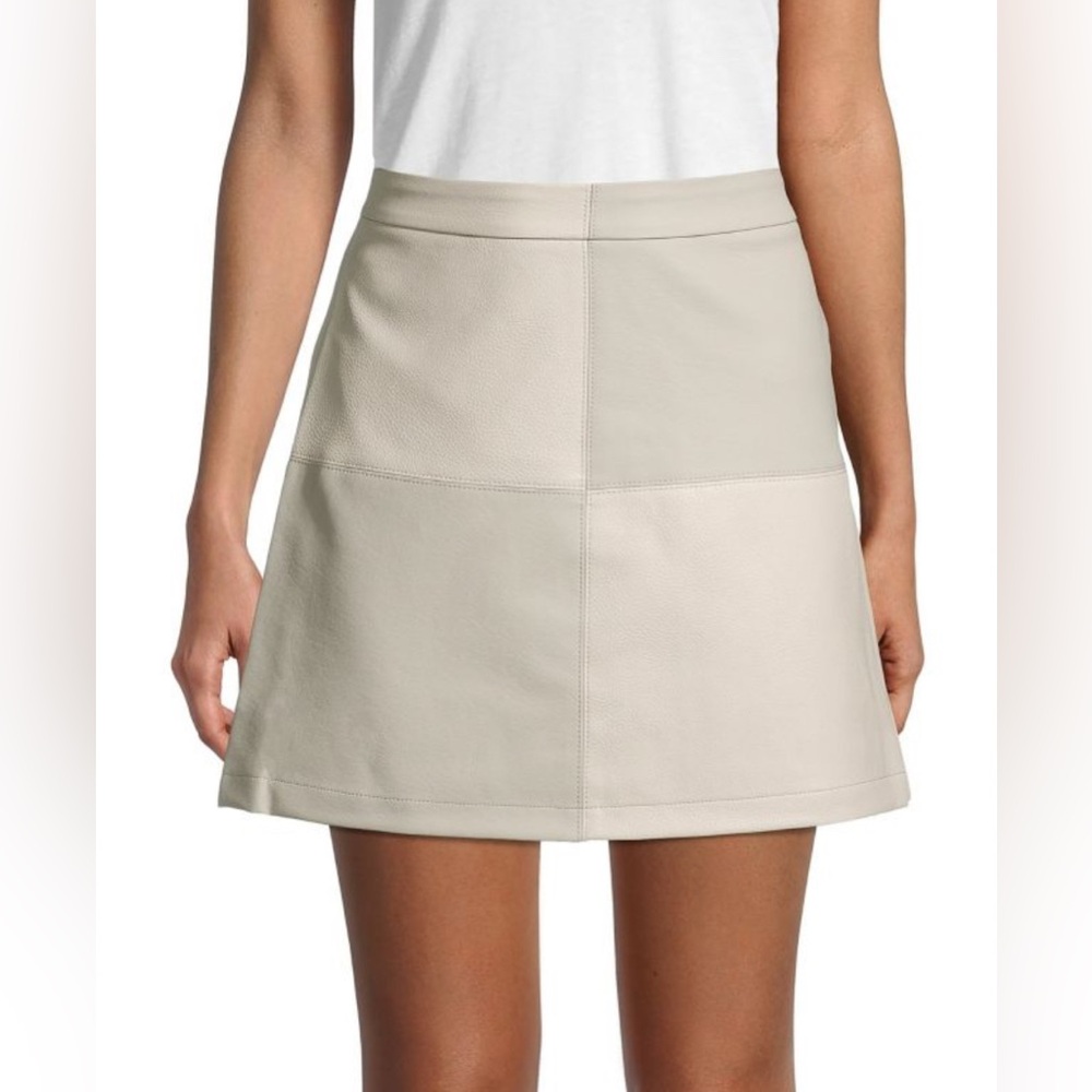 BB Dakota patch work vegan faux leather mini skirt, Runs small - Picture 1 of 4